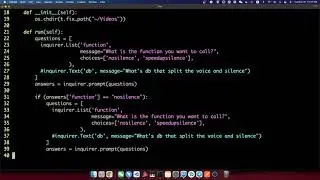 How to use python inquirer to make a more friendly command line software