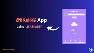 Build a Simple Weather App with HTML CSS and JavaScript | Beginner Tutorial (Hindi)