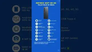 Infinix Hot 50 5G telah rilis di india