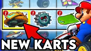 Giving Mario Kart 8 Deluxe 50 NEW Kart Parts!