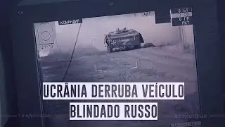 Ucrânia derruba veículo blindado russo enquanto defendia Mariupol