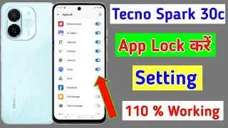 Tecno spark 30c me app lock kaise kare / how to lock apps in tecno spark 30c me / app lock settings