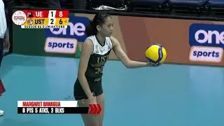 Xyza Gula powers through for UST vs. UE in set 4 | UAAP Season 86 Womens Volleyball