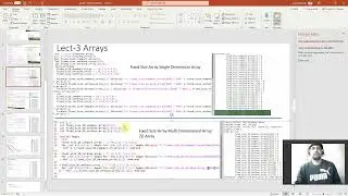 Lecture-3 Unpacked array(including 1D,2D,3D multidimension arrays), Packed array(contiguous array)