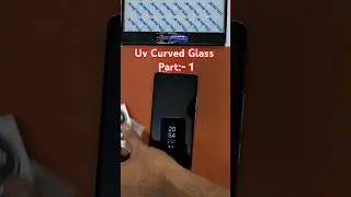 How to apply curved glass on Oppo F27 pro plus 🤩🤩 #oppof27proplus #uvglass #shorts