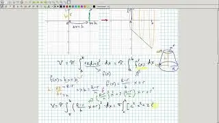 Kesik konusning hajmini integral yordamida topish. Algebra 11-sinf. 35-dars