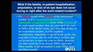 OSHA’s Recordkeeping Standard Changes