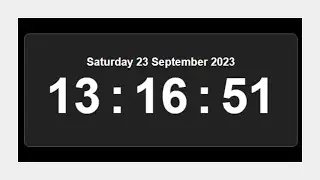 Digital Clock Using HTML, CSS, & JavaScript