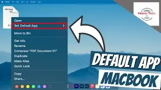 How to Change default Apps on Macbook | Set default app for opening File on Mac