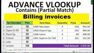 vlookup partial match multiple values | vlookup partial match first 5 characters