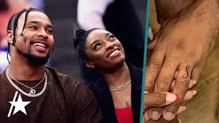 Simone Biles Reacts To Husband Jonathan Owens’ New Ring Finger Tattoo