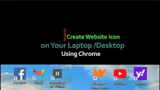 Windows 10 || how to Create Website Shortcut Icon on Desktop