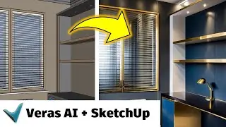 AI Rendering For Architectures: SketchUp + Veras 5 New Update Tutorial