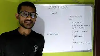 Factorial Program in C in hindi 1080p with running program on Computer