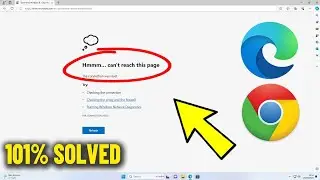 Hmmm… can't reach this page in Microsoft Edge & Chrome | How To Fix Can't Reach This Page Problem ✅