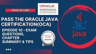 Oracle Java Certification-OCA| Exam Questions & Section Summary-Java Building Blocks|