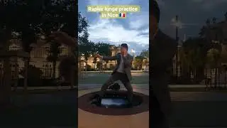 Rapier lunge practice in Nice, France 🇫🇷