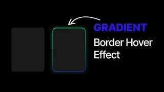 HTML CSS Gradient Border Hover Effect