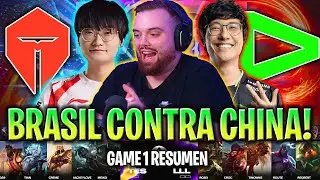 IBAI CASTEA A LOUD EN LA LUCHA CONTRA CHINA! | TES vs LLL GAME 1 MSI 2024 PLAY IN ESPAÑOL IBAI LVP