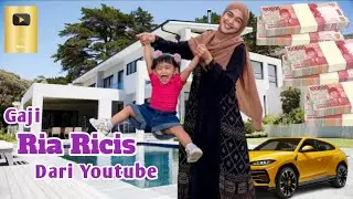 Gaji Youtube Ria Ricis Terbaru 🤑💵