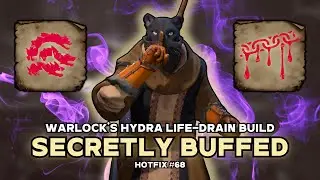 Hydra/Life-Drain was SECRETLY BUFFED | Warlock Build - Dark and Darker Gameplay