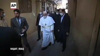 Pope Francis meets Grand Ayatollah al-Sistani in Najaf