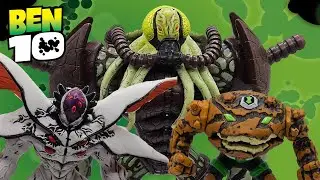 Vintage Ben 10 Hyperaliens Review (Vilgax,Gravattack, and The Hybreed)