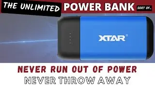 Xtar PB2C Power Bank and Charger - Unlimited Power with Replaceable 18650 Lithium Ion Batteries!