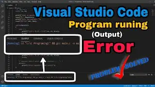 Solution To Run Program In VS Code Terminal || Vs code Output Problem Solve || Apkd Videos