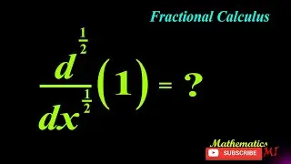 Half Derivative of 1 | Fractional Calculus