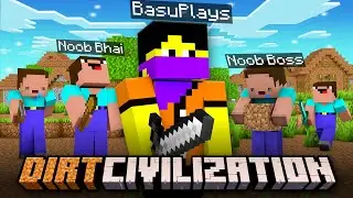 I Joined Dirt Civilization In Minecraft (HINDI)