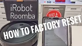 How To FACTORY RESET iRobot Roomba  Vacuum Cleaner