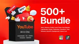 Youtube Bundle ( Final Cut Pro X & Apple Motion Template )