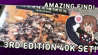 What a find! Unboxing COMPLETE Warhammer 40k 3rd Edition