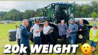 TURRIFF SHOW TRACTORS & 20K WEIGHT BLOCK AnswerAsAPercent 1602