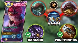 CLAUDE vs TANKY HEROES!! SUPER INTENSE MATCH | CLAUDE BEST BUILD 2024 | iMAGINE Plays | MLBB