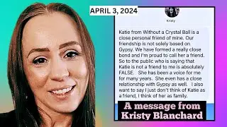 KRISTY BLANCHARD DM TO KATIE JOY PAULSON WITHOUT A CRYSTAL BALL -APRIL 2024 #woacb #katiejoypaulson