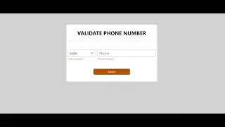 #13 Validate Phone Input with React Hook Form v7 - React Micro Project for Beginners