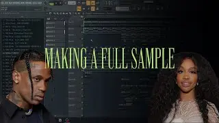 how to produce for travis scott and sza in 2 minutes