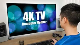 How I Use a 4K TV as a Monitor for Productivity