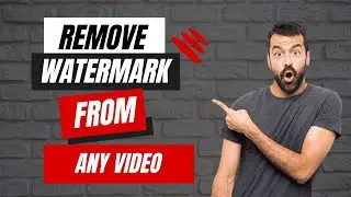 How to remove watermark from video free using AI | Easy  Method