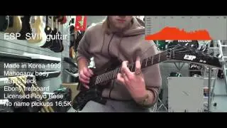 ESP SVIII Guitar. Made in Korea 1999. A short review