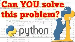 Python sample interview question | Data Analyst Practice Problem #3