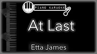 At Last - Etta James - Piano Karaoke Instrumental