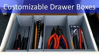 Customizable Drawer Boxes