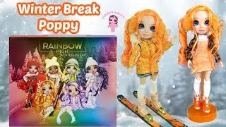 Rainbow High Winter Break Poppy Rowan Full Unboxing