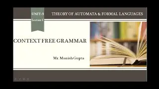 3.1 Introduction of Context Free Grammar(CFG)