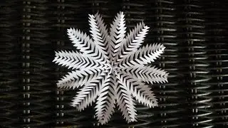 Snowflake How to cut a snowflake from paper step by step Snowflake pattern Scheme