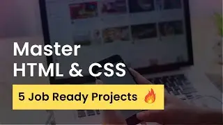 HTML And CSS Projects for Beginners 2024 | HTML & CSS Complete Tutorial With 5 projects