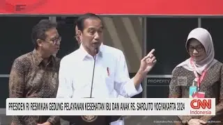 Presiden RI Resmikan Gedung Pelayanan Kesehatan Ibu dan Anak RS  Sardjito Yogyakarta 2024